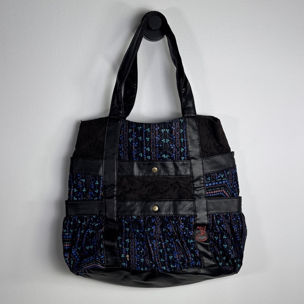 O'Neill Boho Canvas & Faux Leather Tote Bag